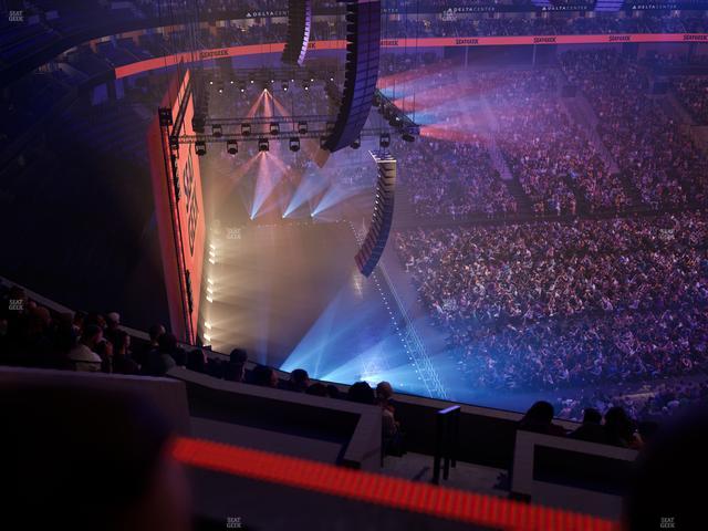 Delta Center - Section 116 Seat View