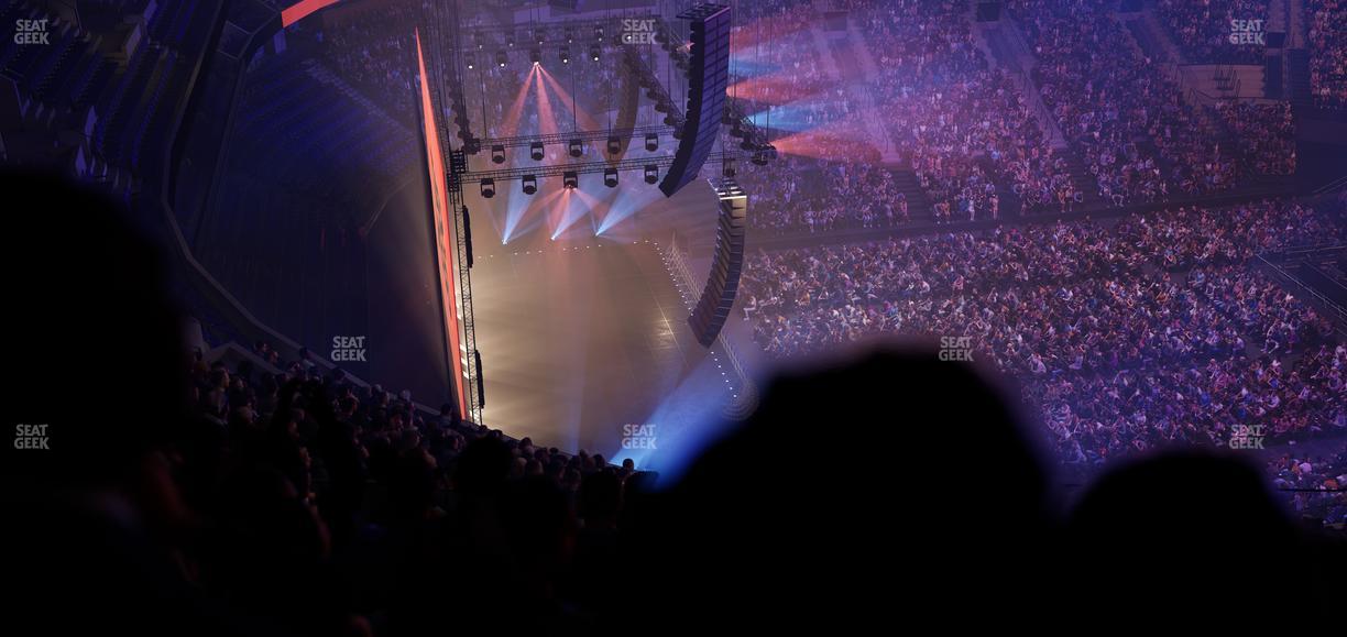 Delta Center - Section 116 Seat View