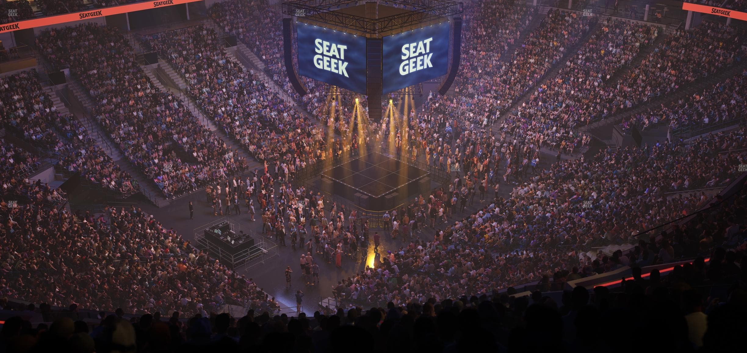 Delta Center - Section 117 Seat View