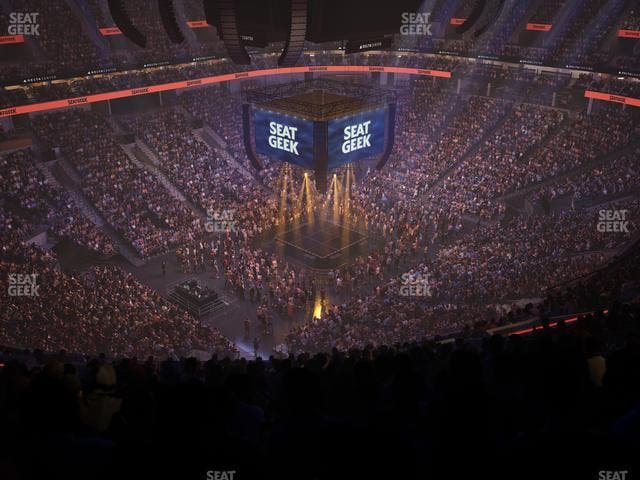 Delta Center - Section 117 Seat View