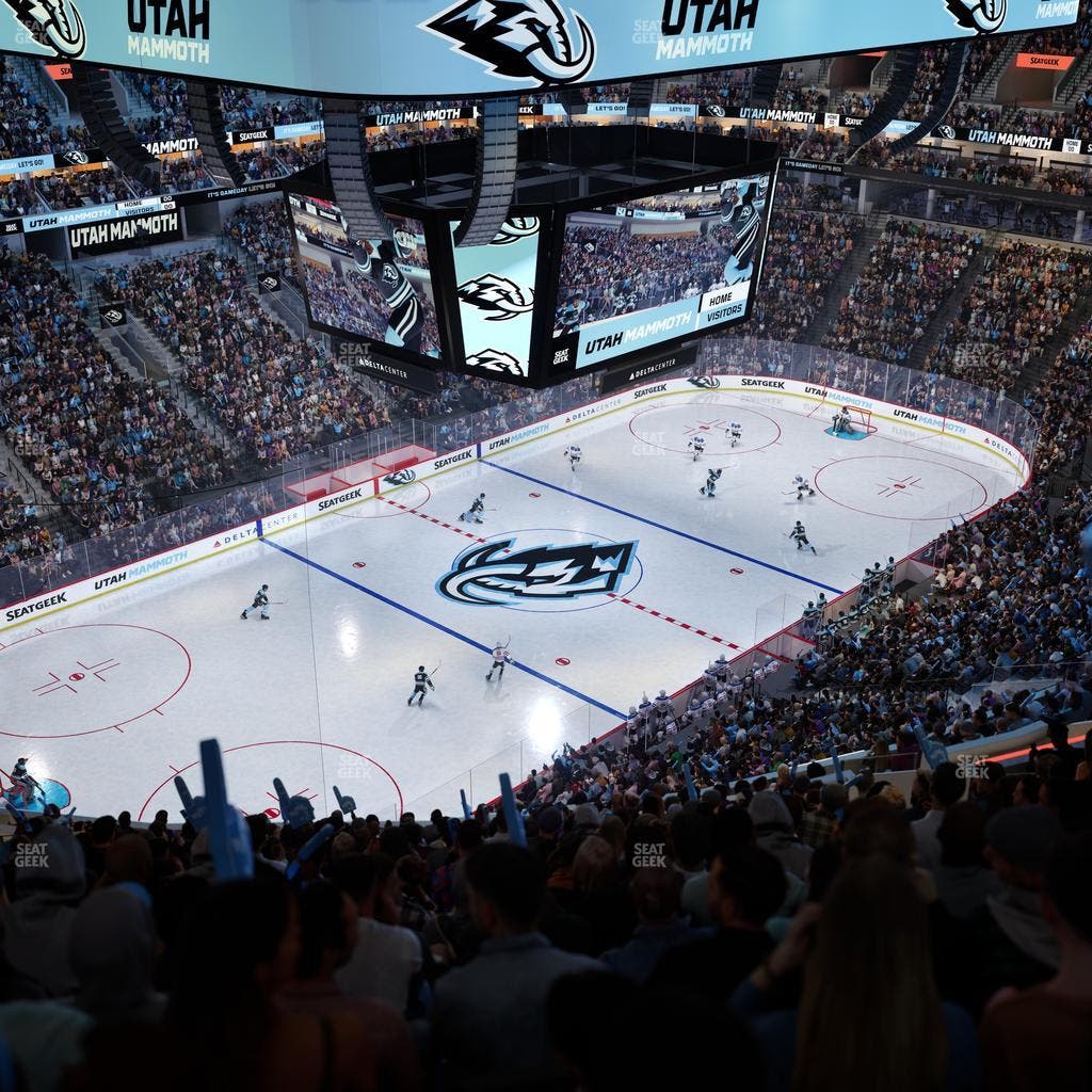 Delta Center - Section 117 Seat View