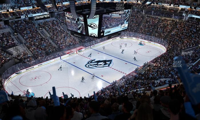 Delta Center - Section 117 Seat View