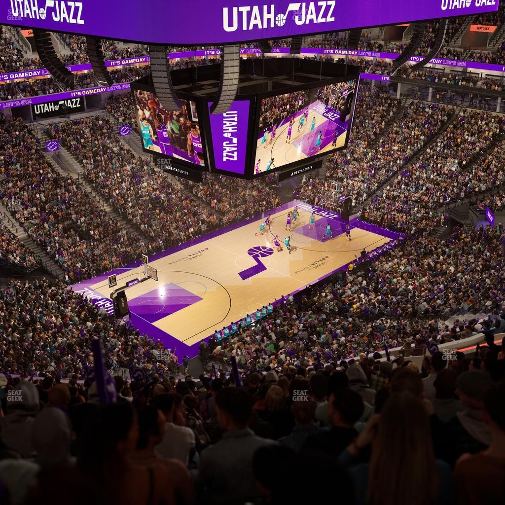 Delta Center - Section 117 Seat View