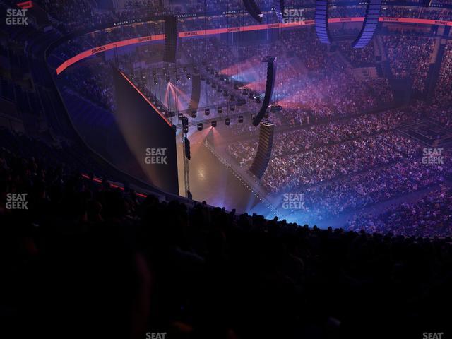 Delta Center - Section 117 Seat View