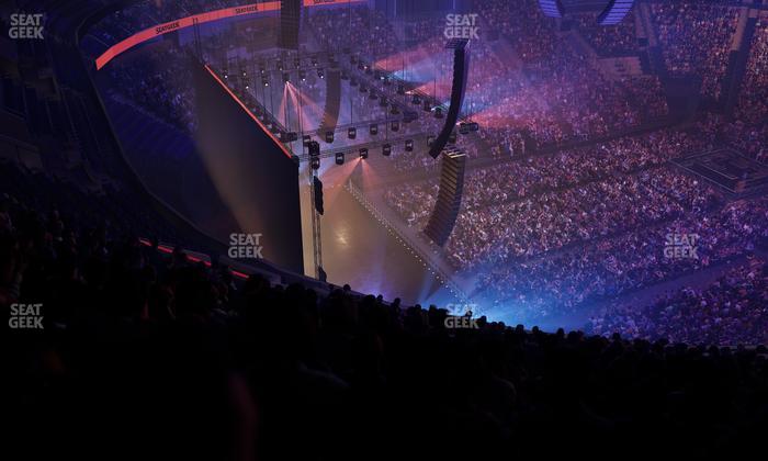 Delta Center - Section 117 Seat View