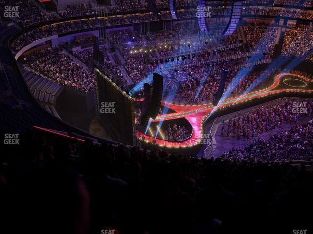Delta Center - Section 117 Seat View