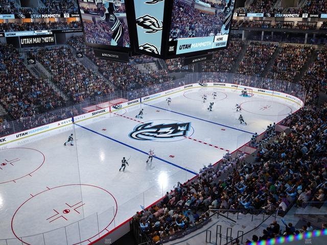 Delta Center - Section 117 Seat View