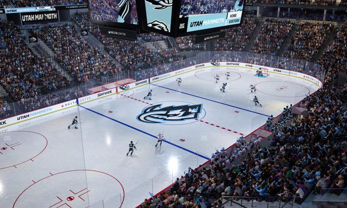 Delta Center - Section 117 Seat View