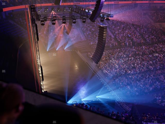 Delta Center - Section 117 Seat View