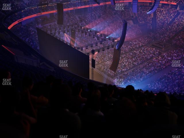 Delta Center - Section 118 Seat View