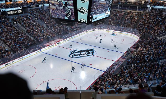 Delta Center - Section 118 Seat View