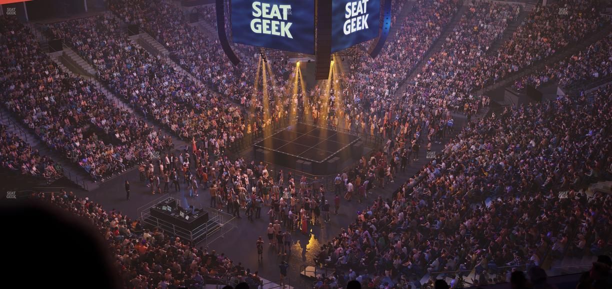 Delta Center - Section 118 Seat View