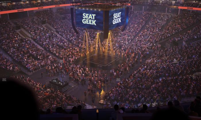 Delta Center - Section 118 Seat View