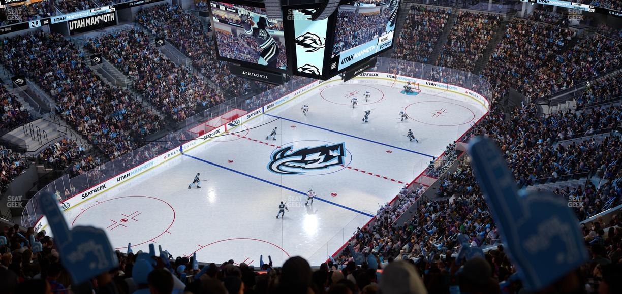 Delta Center - Section 118 Seat View