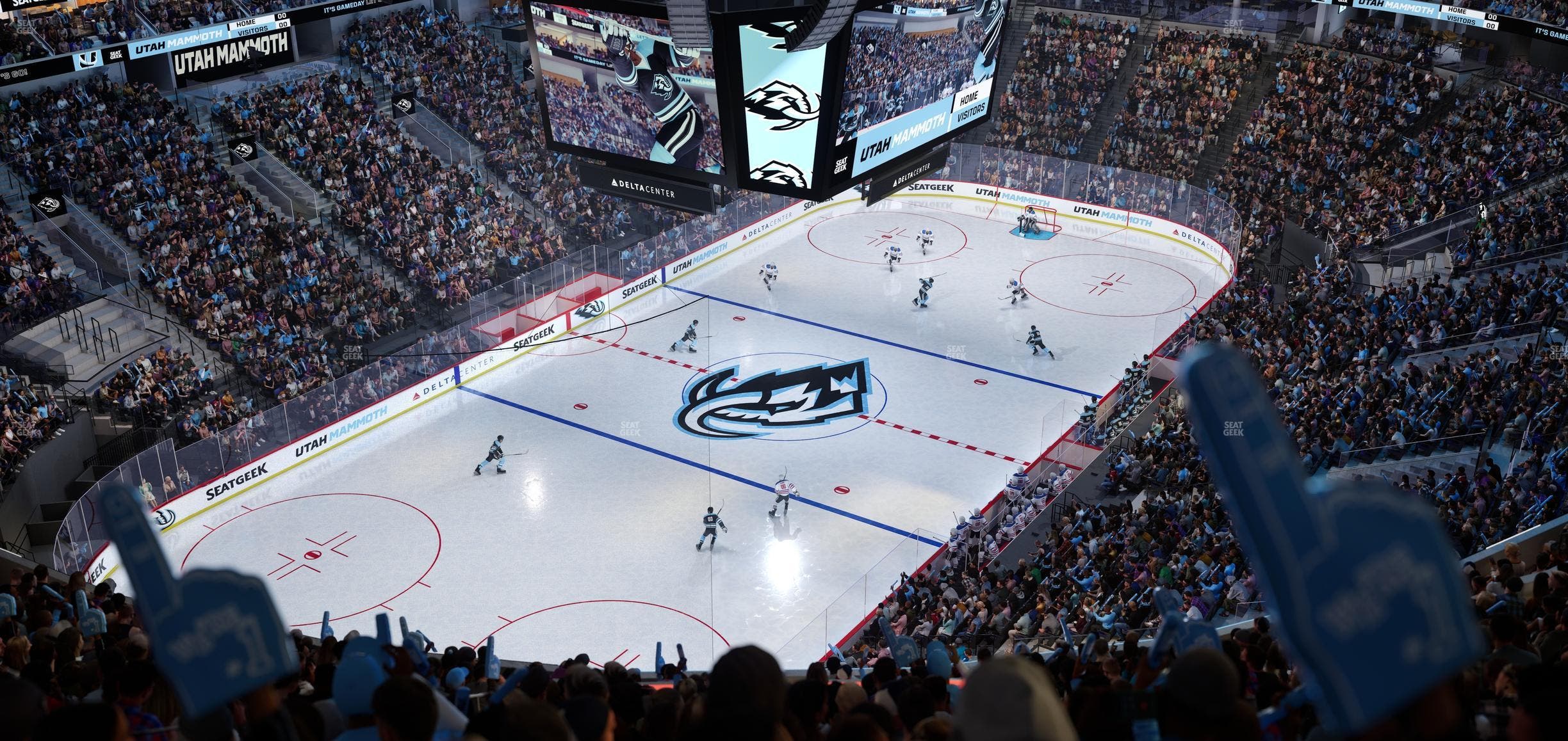 Delta Center - Section 118 Seat View