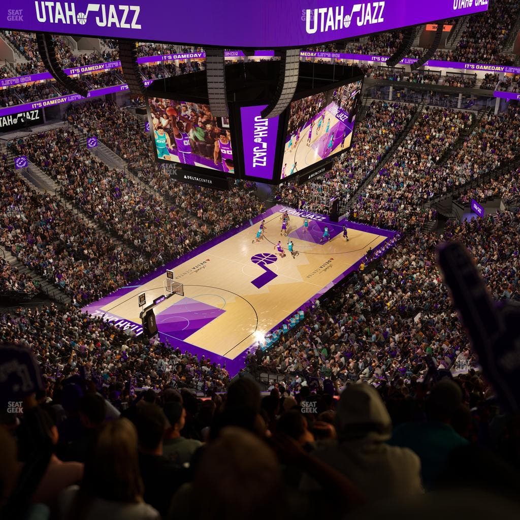Delta Center - Section 118 Seat View