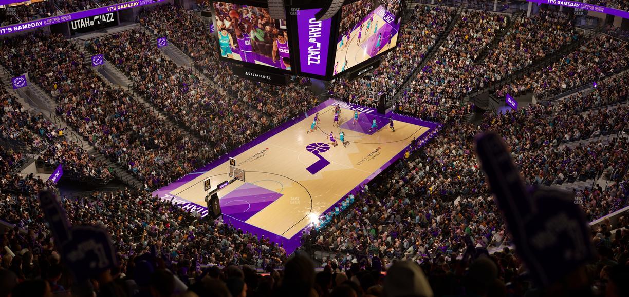 Delta Center - Section 118 Seat View