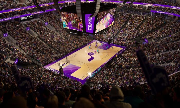 Delta Center - Section 118 Seat View