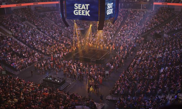 Delta Center - Section 119 Seat View