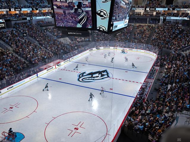 Delta Center - Section 119 Seat View