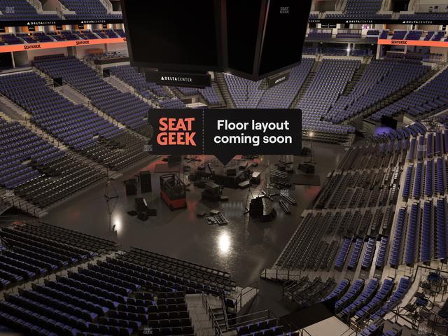 Delta Center - Section 119 Seat View