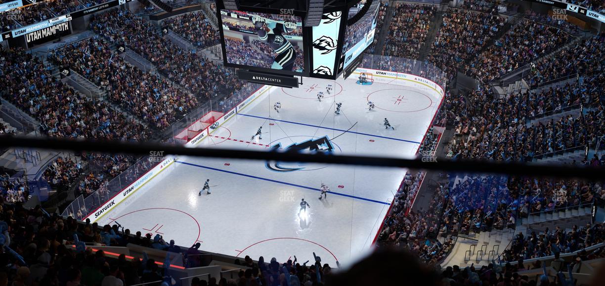 Delta Center - Section 119 Seat View