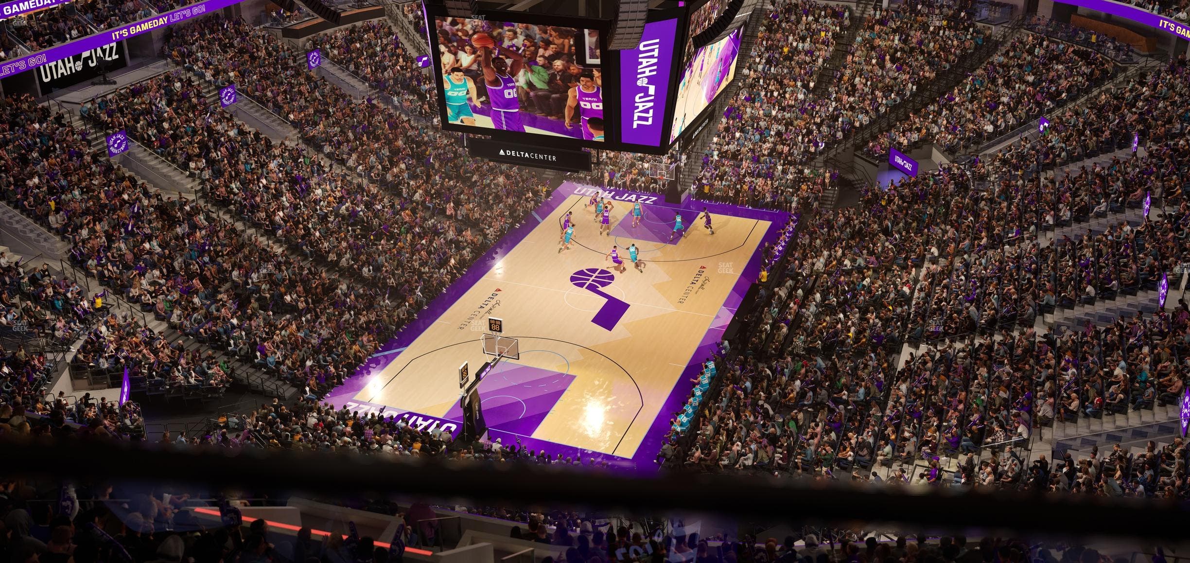 Delta Center - Section 119 Seat View