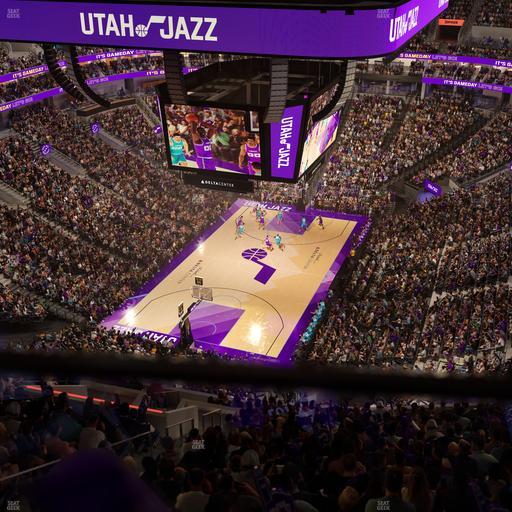 Delta Center - Section 119 Seat View