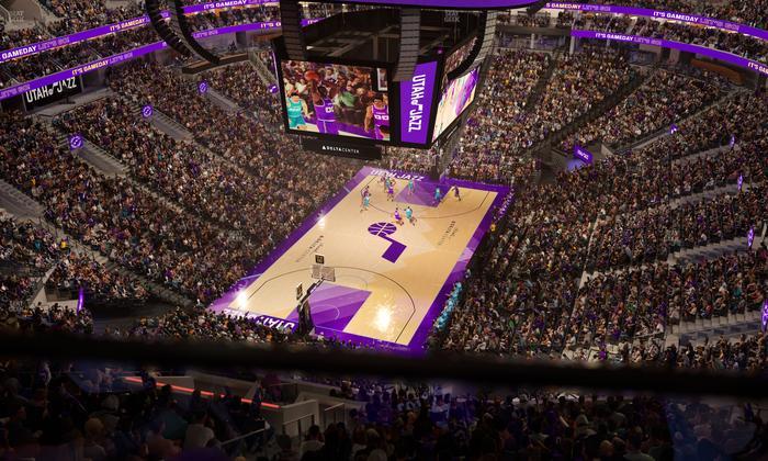 Delta Center - Section 119 Seat View