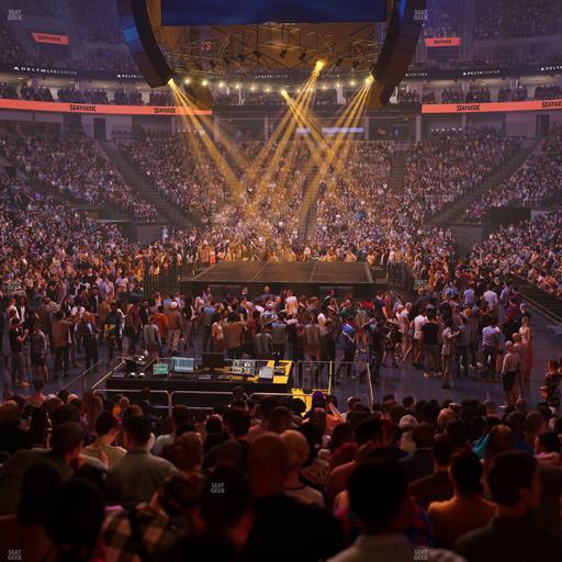 Delta Center - Section 12 Seat View