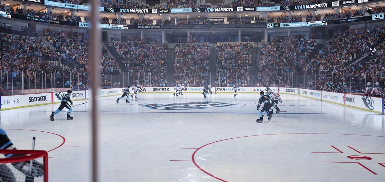 Delta Center - Section 12 Seat View