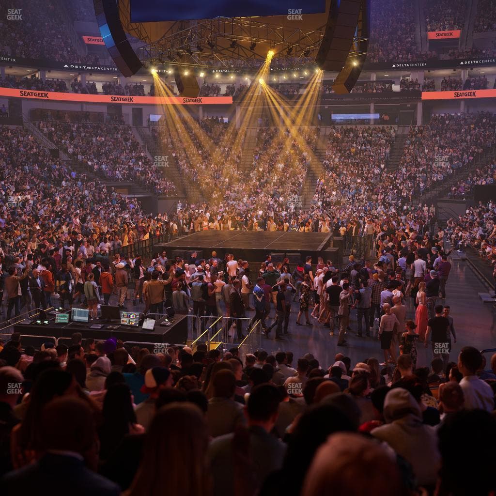 Delta Center - Section 12 Seat View