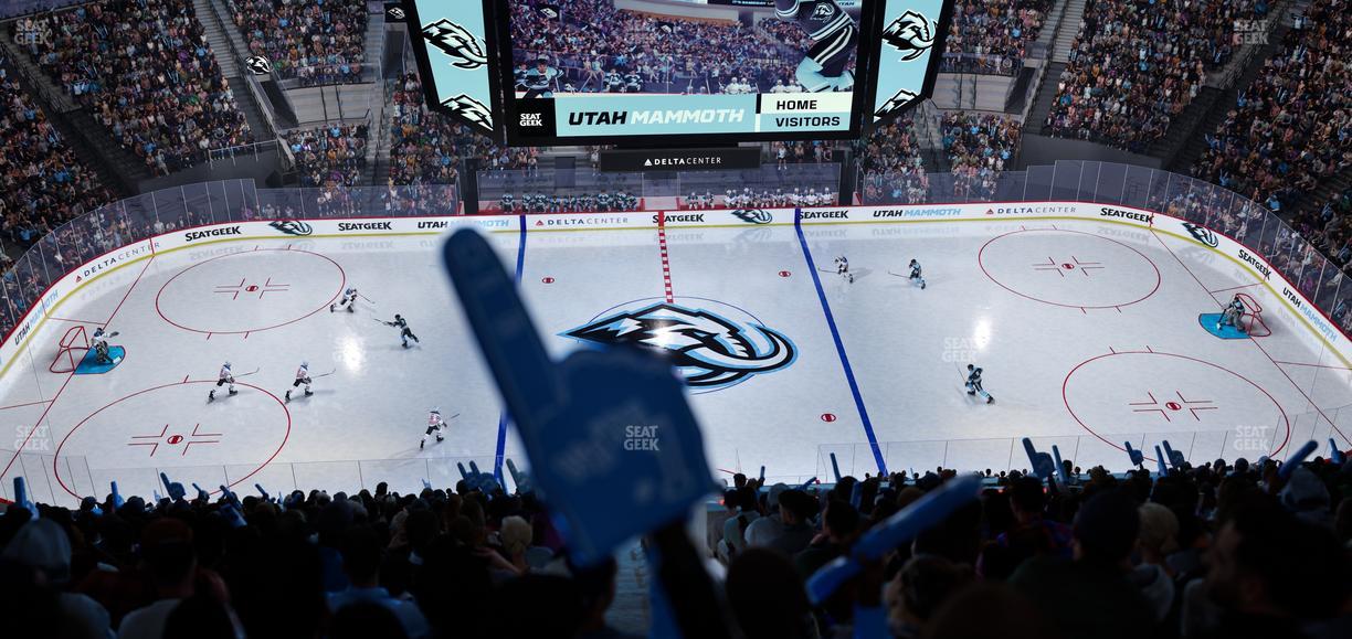 Delta Center - Section 12 Seat View