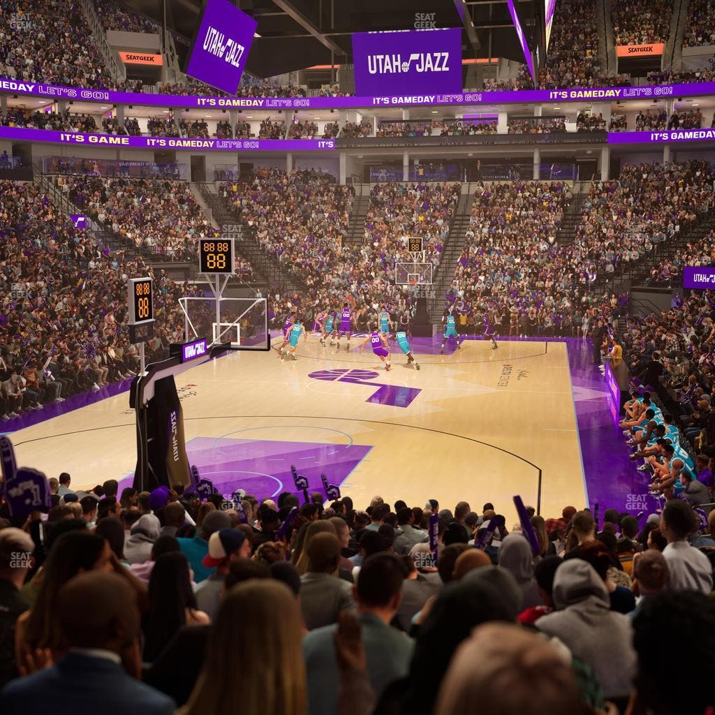Delta Center - Section 12 Seat View