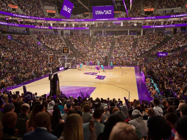 Delta Center - Section 12 Seat View Delta Center - Section 12 Seat View