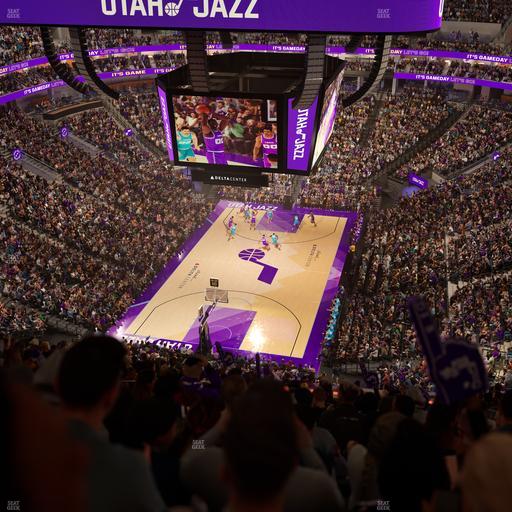 Delta Center - Section 120 Seat View