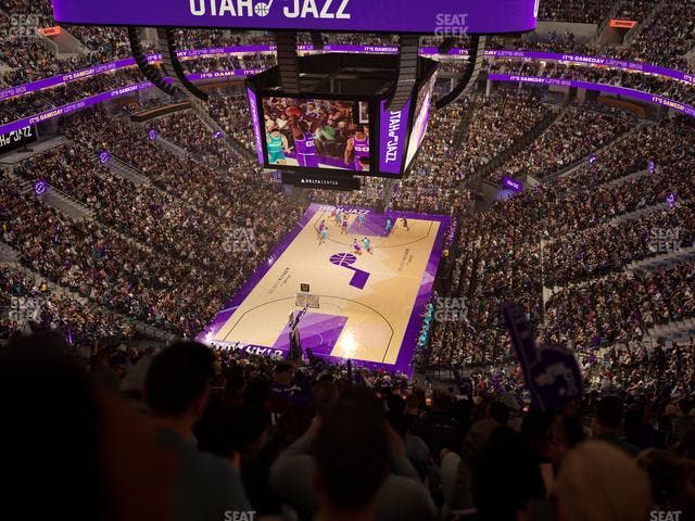 Delta Center - Section 120 Seat View