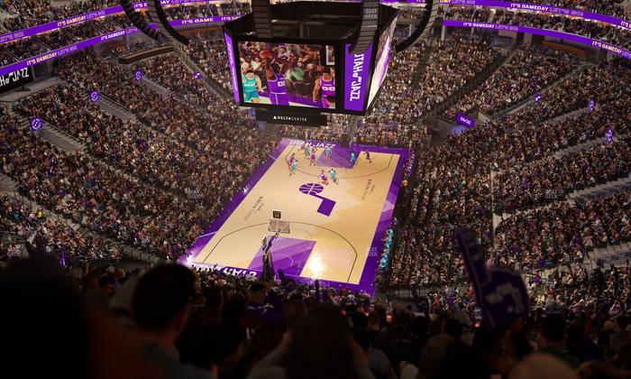 Delta Center - Section 120 Seat View