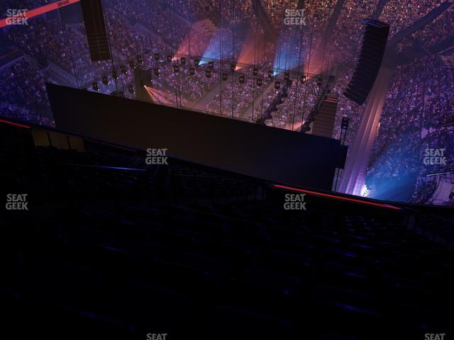 Delta Center - Section 120 Seat View