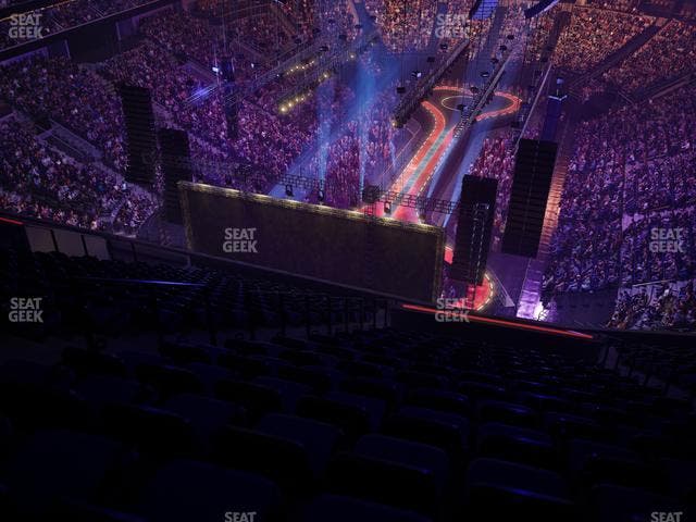 Delta Center - Section 120 Seat View