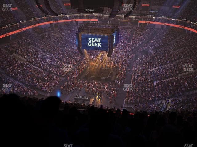Delta Center - Section 120 Seat View