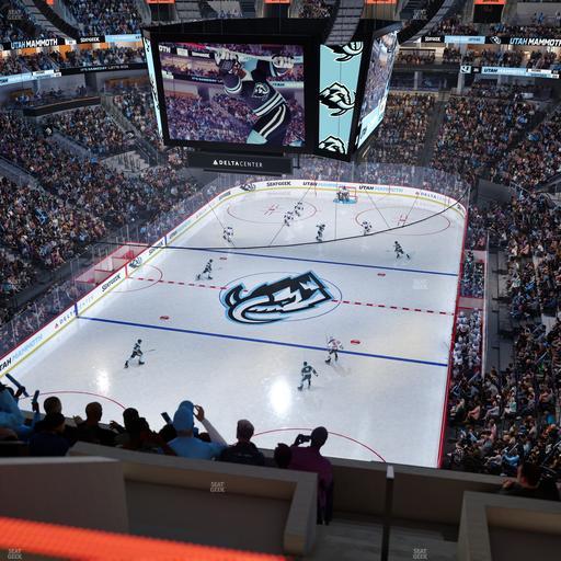 Delta Center - Section 120 Seat View