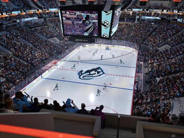 Delta Center - Section 120 Seat View