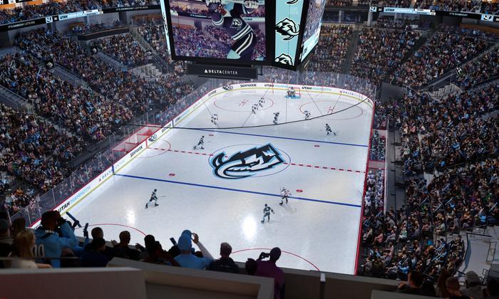 Delta Center - Section 120 Seat View