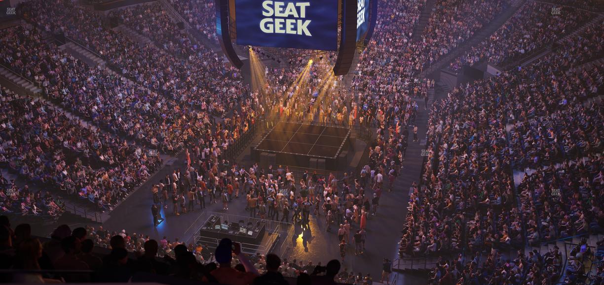 Delta Center - Section 120 Seat View