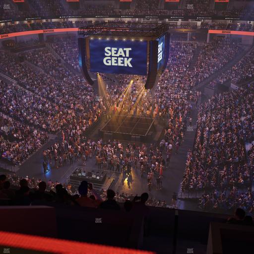 Delta Center - Section 120 Seat View
