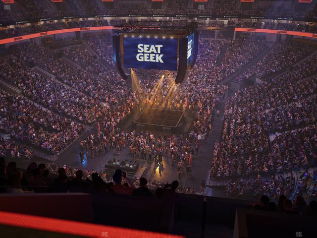Delta Center - Section 120 Seat View