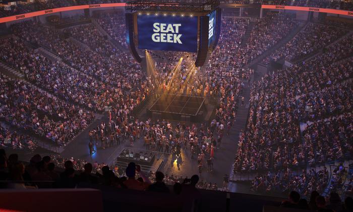 Delta Center - Section 120 Seat View