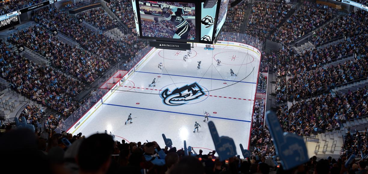 Delta Center - Section 120 Seat View