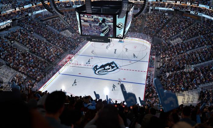 Delta Center - Section 120 Seat View